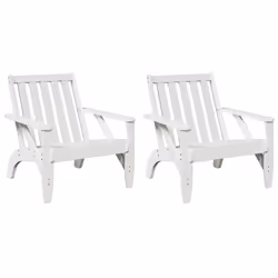 VidaXL 859333, Terrace, Pinewood, White, 750 mm, 770 mm, 770 mm