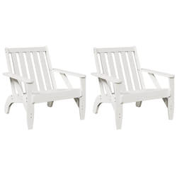 VidaXL 859333 outdoor chair Terrace Pinewood White