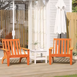 VidaXL 859334 outdoor chair Terrace Pinewood Brown