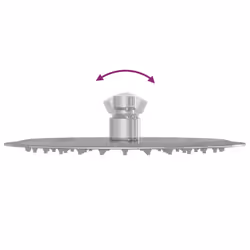 vidaXL Rain Shower Head Stainless Steel 304 20 cm Round rain shower head - Additional view 7