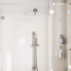 vidaXL Rain Shower Head Stainless Steel Rectangular Bathroom Unit Multi Sizes - 25 cm