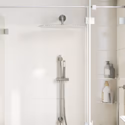 vidaXL Rain Shower Head Stainless Steel Rectangular Bathroom Unit Multi Sizes - 50 cm