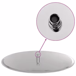 vidaXL Rain Shower Head Stainless Steel Rectangular Bathroom Unit Multi Sizes - 50 cm - Additional view 9