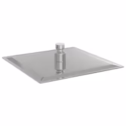 vidaXL Rain Shower Head Stainless Steel Rectangular Bathroom Unit Multi Sizes - 20 x 20 cm - Additional view 4