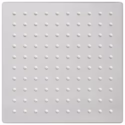 vidaXL Rain Shower Head Stainless Steel Rectangular Bathroom Unit Multi Sizes - 20 x 20 cm - Additional view 6