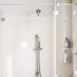 vidaXL Rain Shower Head Stainless Steel Rectangular Bathroom Unit Multi Sizes - 25 x 25 cm