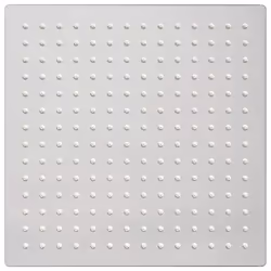 vidaXL Rain Shower Head Stainless Steel Rectangular Bathroom Unit Multi Sizes - 25 x 25 cm - Additional view 6