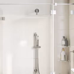 vidaXL Rain Shower Head Stainless Steel Rectangular Bathroom Unit Multi Sizes - 40 x 40 cm