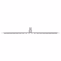vidaXL Rain Shower Head Stainless Steel Rectangular Bathroom Unit Multi Sizes - 40 x 40 cm - Additional view 5