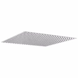 vidaXL Rain Shower Head Stainless Steel Rectangular Bathroom Unit Multi Sizes - 50 x 50 cm