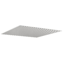 vidaXL Rain Shower Head Stainless Steel Rectangular Bathroom Unit Multi Sizes - 50 x 50 cm