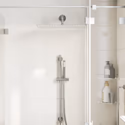 vidaXL Rain Shower Head Stainless Steel Rectangular Bathroom Unit Multi Sizes - 50 x 50 cm