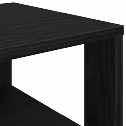 vidaXL Shoe Rack Old Wood 61x32x105 cm Engineered Wood shoe storage shoe shelf - black, 70 cm - Additional view 6