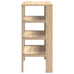 vidaXL Shoe Rack Old Wood 61x32x105 cm Engineered Wood shoe storage shoe shelf - sonoma oak, 70 cm - Additional view 4
