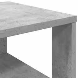 vidaXL Shoe Rack Old Wood 61x32x105 cm Engineered Wood shoe storage shoe shelf - concrete grey, 70 cm - Additional view 6