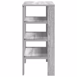 vidaXL Shoe Rack Old Wood 61x32x105 cm Engineered Wood shoe storage shoe shelf - grey sonoma, 70 cm
