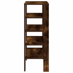 vidaXL Shoe Rack Old Wood 61x32x105 cm Engineered Wood shoe storage shoe shelf - smoked oak, 87.5 cm - Additional view 4
