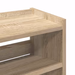 vidaXL Shoe Rack Shoe Cabinet Shoe Storage Shelf Hall Cupboard Engineered Wood - sonoma oak, 81 cm/ 60 cm - Additional view 7