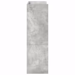 vidaXL Shoe Rack Shoe Cabinet Shoe Storage Shelf Hall Cupboard Engineered Wood - concrete grey, 81 cm/ 60 cm - Additional view 5