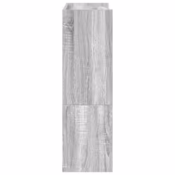 vidaXL Shoe Rack Shoe Cabinet Shoe Storage Shelf Hall Cupboard Engineered Wood - grey sonoma, 81 cm/ 60 cm - Additional view 5