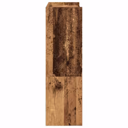 vidaXL Shoe Rack Shoe Cabinet Shoe Storage Shelf Hall Cupboard Engineered Wood - old wood, 81 cm/ 60 cm - Additional view 5