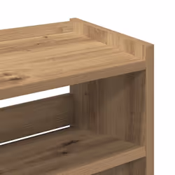 vidaXL Shoe Rack Shoe Cabinet Shoe Storage Shelf Hall Cupboard Engineered Wood - artisan oak, 81 cm/ 60 cm - Additional view 7