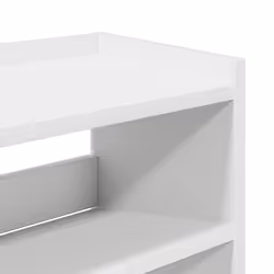 vidaXL Shoe Rack Shoe Cabinet Shoe Storage Shelf Hall Cupboard Engineered Wood - white, 100 cm/ 80 cm - Additional view 6