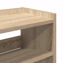 vidaXL Shoe Rack Shoe Cabinet Shoe Storage Shelf Hall Cupboard Engineered Wood - sonoma oak, 100 cm/ 80 cm - Additional view 6