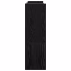 vidaXL Shoe Rack Shoe Cabinet Shoe Storage Shelf Hall Cupboard Engineered Wood - black, 81 cm/ 80 cm - Additional view 4