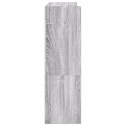 vidaXL Shoe Rack Shoe Cabinet Shoe Storage Shelf Hall Cupboard Engineered Wood - grey sonoma, 81 cm/ 80 cm - Additional view 4