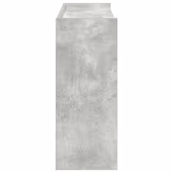 vidaXL Shoe Rack Shoe Cabinet Shoe Storage Shelf Hall Cupboard Engineered Wood - concrete grey, 62 cm/ 80 cm - Additional view 4