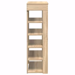 vidaXL Shoe Rack Shoe Cabinet Holder Hall Shoe Storage Shelf Engineered Wood - sonoma oak, 60 cm - Additional view 4