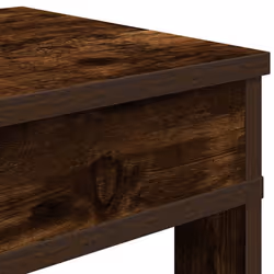 vidaXL Shoe Rack Shoe Cabinet Holder Hall Shoe Storage Shelf Engineered Wood - smoked oak, 60 cm - Additional view 6