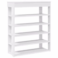 vidaXL Shoe Rack Shoe Cabinet Holder Hall Shoe Storage Shelf Engineered Wood - white, 80 cm