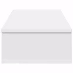 vidaXL Wall Shelf with Drawers White 60x25x15 cm Engineered Wood - white, 80 x 31 x 17 cm - Additional view 4