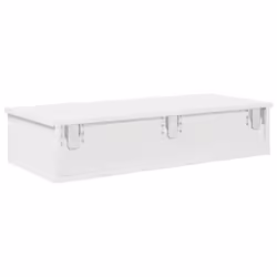 vidaXL Wall Shelf with Drawers White 60x25x15 cm Engineered Wood - white, 80 x 31 x 17 cm - Additional view 5