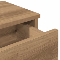 vidaXL Wall Shelf with Drawers Artisian Engineered Wood - 80 x 31 x 17 cm - Additional view 7