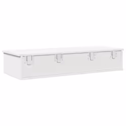 vidaXL Wall Shelf with Drawers White 60x25x15 cm Engineered Wood - white, 100 x 34 x 19 cm - Additional view 5