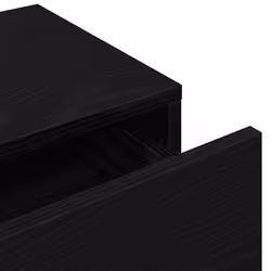 vidaXL Wall Shelf with Drawers Floating Storage Display Shelf Engineered Wood - black, 60 x 26.5 x 15 cm - Additional view 7