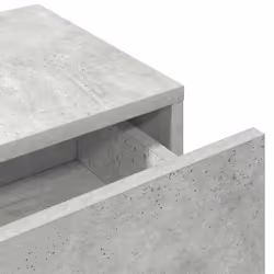 vidaXL Wall Shelf with Drawers Floating Storage Display Shelf Engineered Wood - concrete grey, 60 x 26.5 x 15 cm - Additional view 7