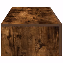 vidaXL Wall Shelf with Drawers Floating Storage Display Shelf Engineered Wood - smoked oak, 100 x 36 x 19 cm - Additional view 4