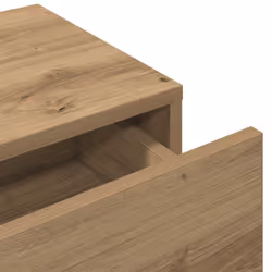 vidaXL Wall Shelf with Drawers Floating Storage Display Shelf Engineered Wood - artisan oak, 100 x 36 x 19 cm - Additional view 7