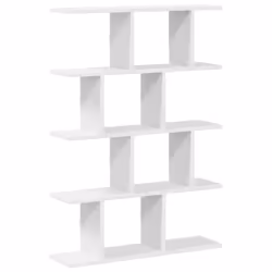 vidaXL Wall Cube Shelf 12 Compartments Storage Floating Shelf Engineered Wood - white