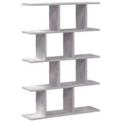 vidaXL Wall Cube Shelf 12 Compartments Storage Floating Shelf Engineered Wood - concrete grey