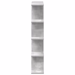 vidaXL Wall Cube Shelf 12 Compartments Storage Floating Shelf Engineered Wood - concrete grey - Additional view 4