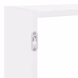 vidaXL Wall Cube Shelf Floating Storage Shelf 7 Compartments Engineered Wood - white - Additional view 7