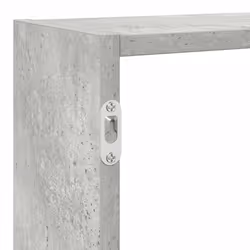 vidaXL Wall Cube Shelf Floating Storage Shelf 7 Compartments Engineered Wood - concrete grey - Additional view 7