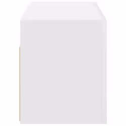 vidaXL Bathroom Wall Cabinet Hanging Wall Storage Cupboard Engineered Wood - white, 60 x 25 x 30 cm - Additional view 5