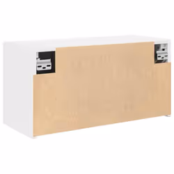 vidaXL Bathroom Wall Cabinet Hanging Wall Storage Cupboard Engineered Wood - white, 60 x 25 x 30 cm - Additional view 6