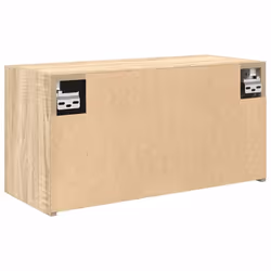 vidaXL Bathroom Wall Cabinet Hanging Wall Storage Cupboard Engineered Wood - sonoma oak, 60 x 25 x 30 cm - Additional view 6
